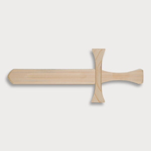 Kreuzritterschwert aus Holz 30 cm