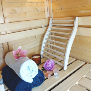 Sauna Rückenlehne, ergonomische...