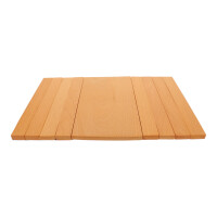 Sofa Butler, Tablett für Armlehnen, flexibel, Unterseite Filz, geöltes Holz 28 cm