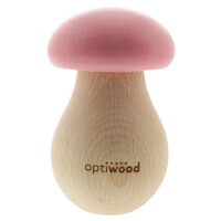 OPTIWOOD® Nussknacker Pilz, mit Schraubgewinde, rosa