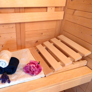 Sauna-Komfortset Lindenholz