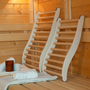 Sauna-Rückenlehnenset - Entspannung pur